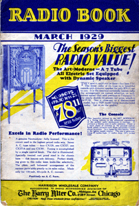 Harry Alters Radio Book 1929